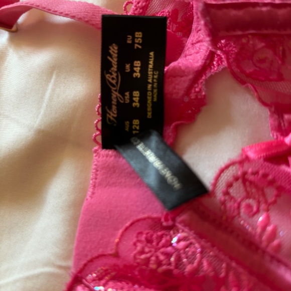 NWOT Honey Birdette Natalie Bra 34B - Picture 7 of 7